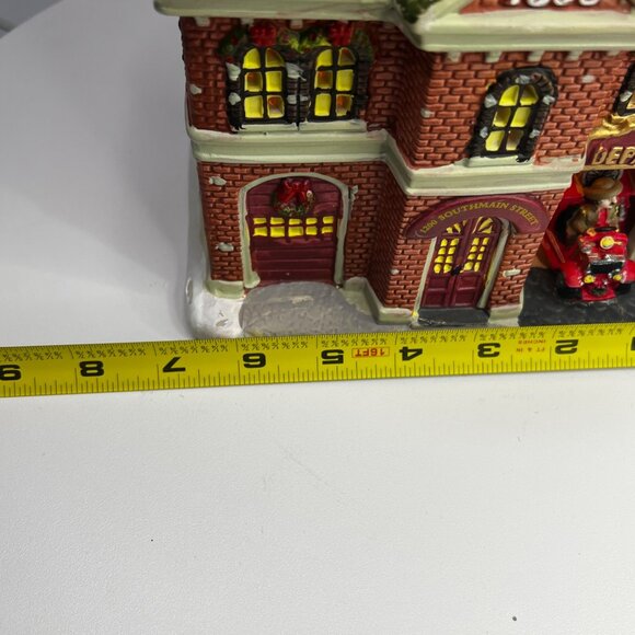 Holiday Time Fire Department Lighted Christmas Village Building (no box) - Picture 12 of 12